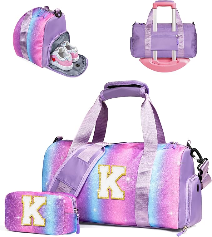 Girls Cheer Up Gifts-Girl Gym Bag by Vogewood