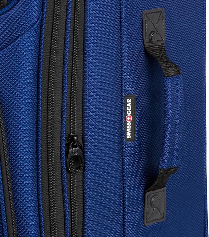 SwissGear Sion Softside Expandable Luggage, Checked-Medium 25-Inch - Image 10