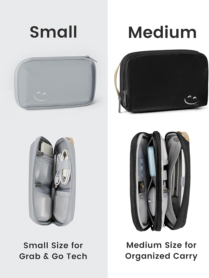 Travelkin Travel Cord Organizer, Electronic Organizer Travel Case, Cable - Image 8