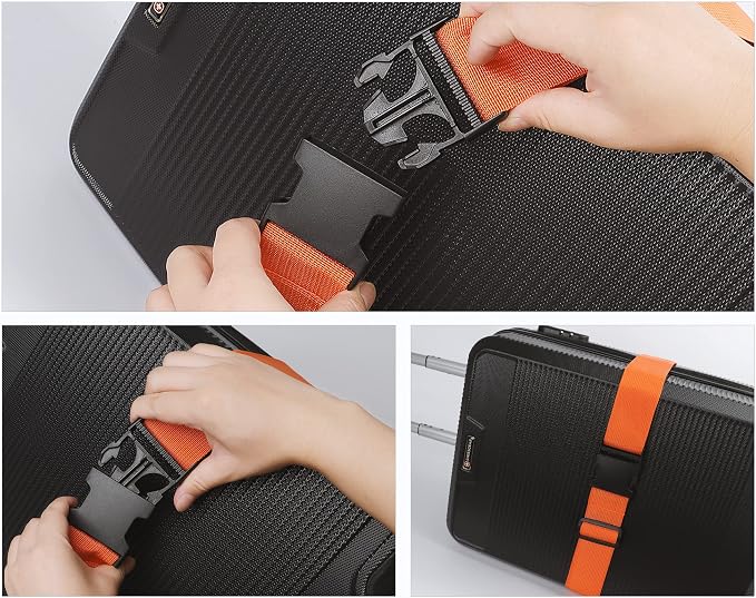 4Pcs Luggage Straps for Suitcase Travel Accessories TSA Approved, 80In Long - Image 8