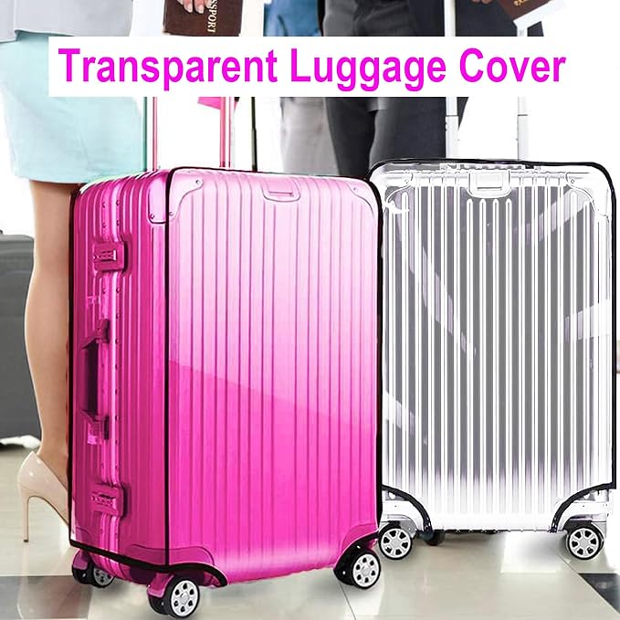 24 Inch Full Clear PVC Suitcase Cover Protectors - Image 6