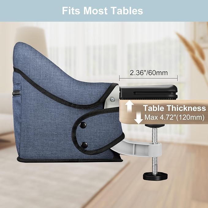 Hook On High Chair, Jozzve Baby High Chair, Portable High Chair - Image 2