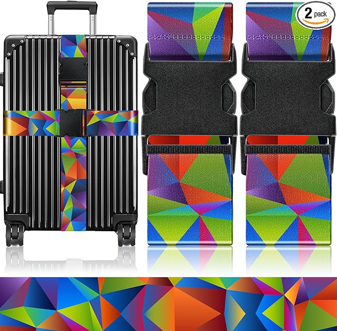 Slohif Luggage Straps for Suitcases Travel Belt Accessories Luggage Connector by Slohif