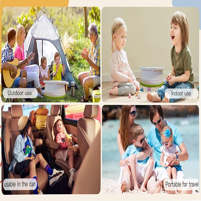 SunnySmile Portable Toilet for Kids, Portable Potty Seat for Toddler Travel - Image 2