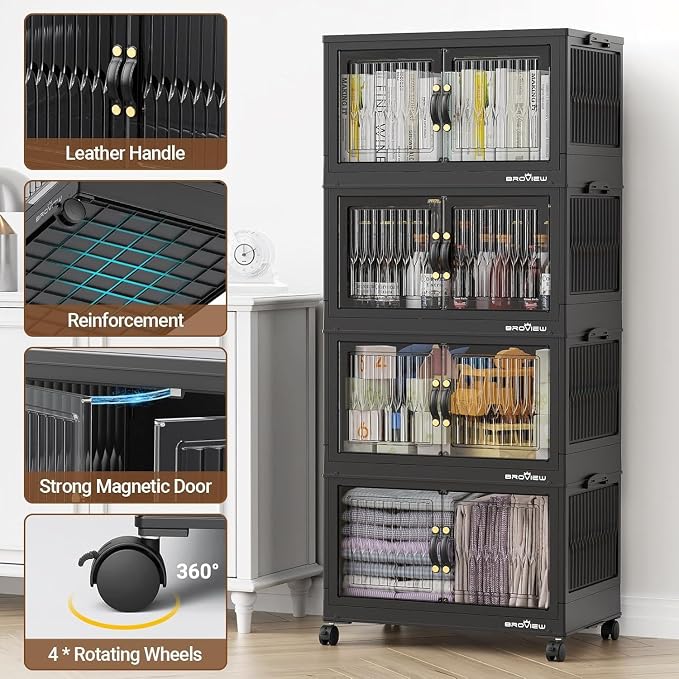BROVIEW 400Qt Stackable Storage Bins - Image 5
