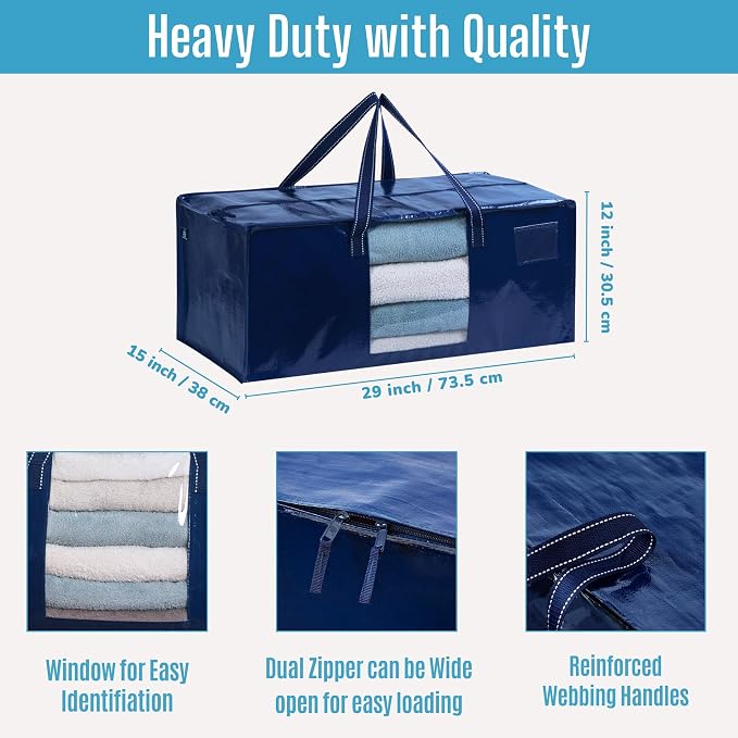 VENO 8 Pack Moving Bags Extra Large Storage Bags - Image 3