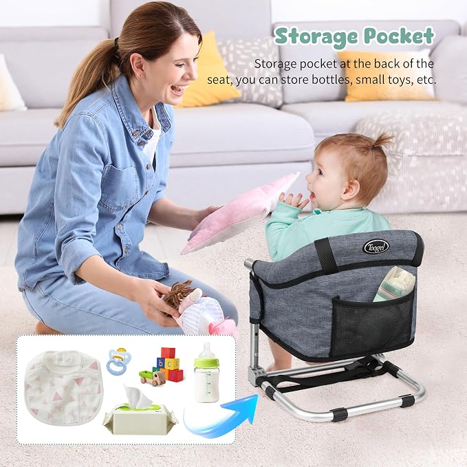 Booster Seat for Dining Table: Portable Toddler Booster Chair - Image 9
