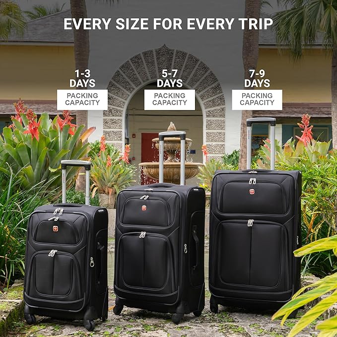 SwissGear Sion Softside Expandable Luggage, 3-Piece Set - Image 6