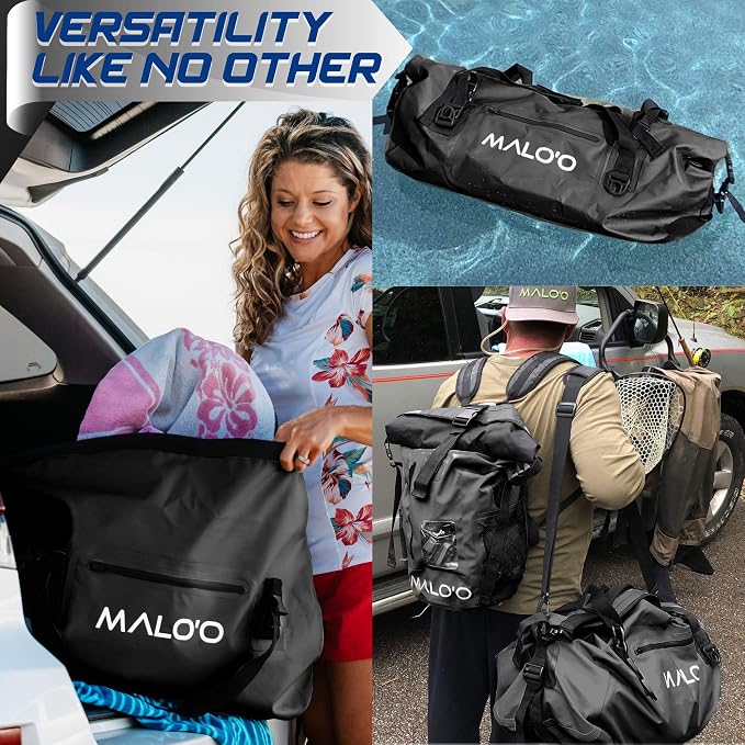 Malo'o Waterproof Dry Bag Duffel 40L/60L/100L, Roll Top Duffel Keeps Gear Dry - Image 7