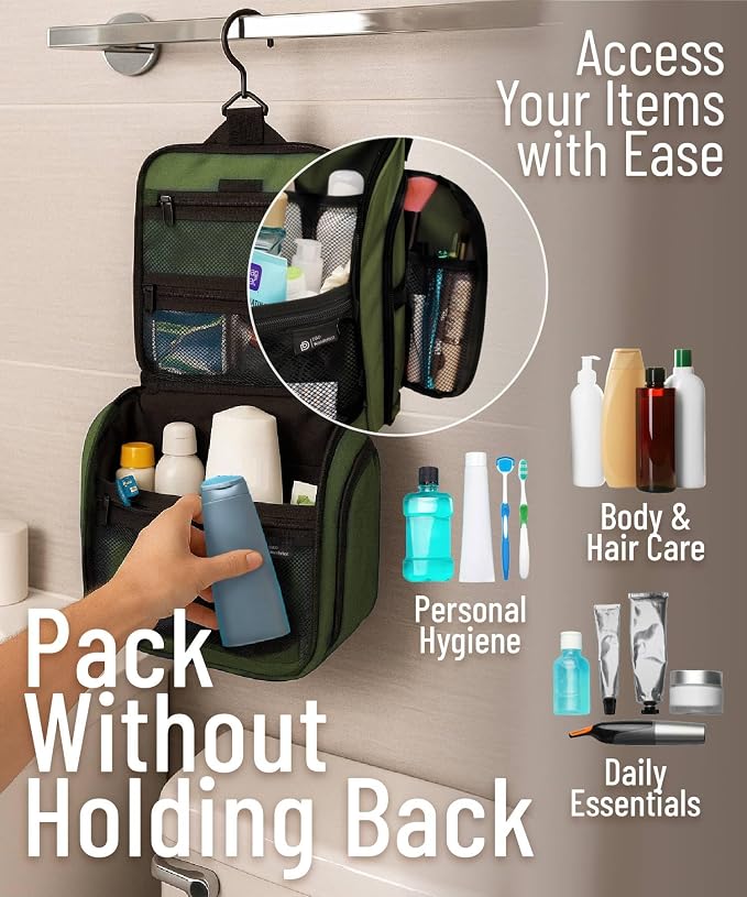 DD D&D Wanderlust D&D Hanging Travel Toiletry Bag - Image 5