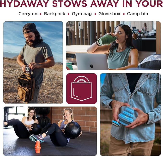 HYDAWAY 17oz Collapsible Water Bottle - Image 5