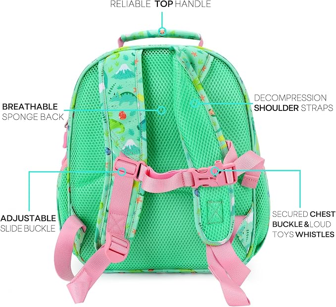 mibasies Girls Backpack 5-8: Lightweight Kids Backpacks - Image 3