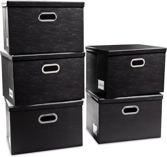PRANDOM Large Stackable Storage Boxes by Prandom