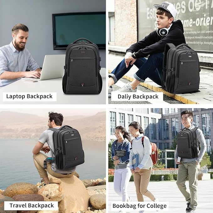 DUSLANG 17 Inch Laptop Backpack - Image 6