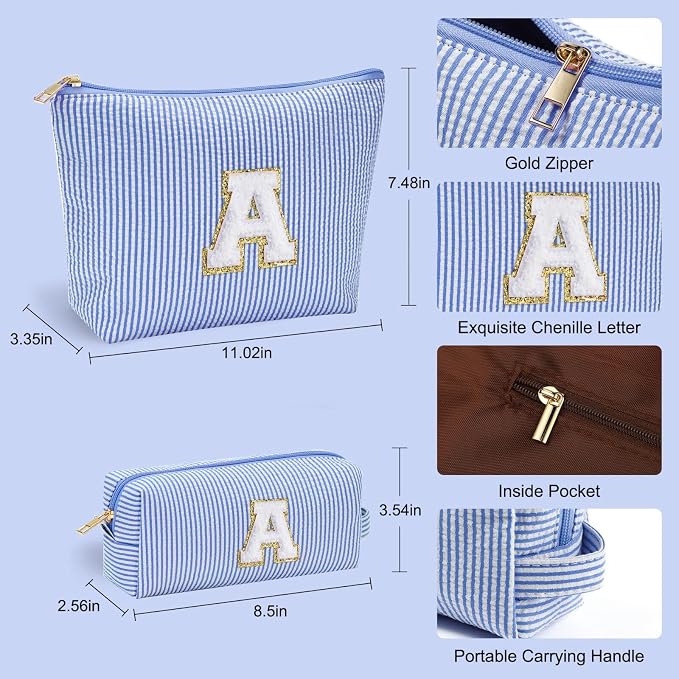 YOOLIFE Initial Makeup Bag Gifts - Image 4