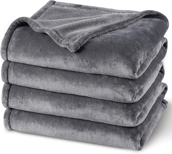 PHF Ultra Soft Fleece Blanket Twin Size, No Shed No Pilling Luxury Plush Cozy by PHF