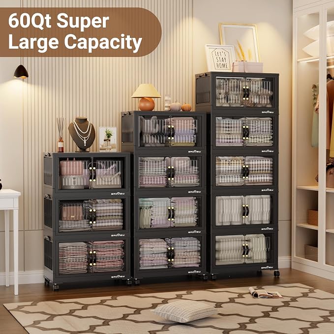 BROVIEW 180Qt Stackable Storage Bins - Image 7