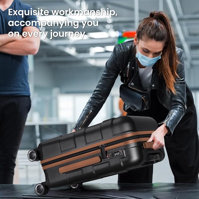 Hardside Carry On Luggage 22x14x9 Airline Approved - Image 5