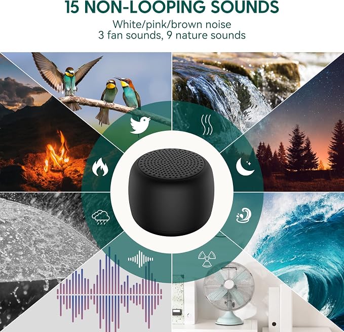 White Noise Machine Babelio Mini Sound Machine - Image 3