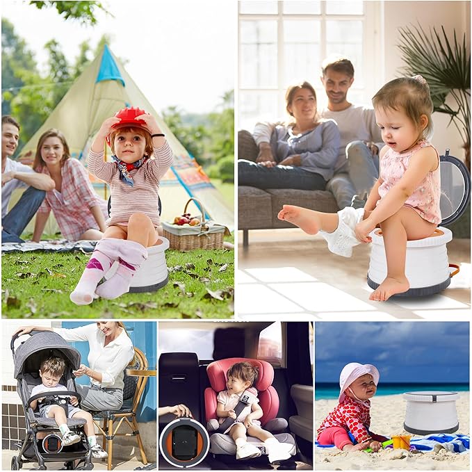 SunnySmile Portable Toilet for Kids, Portable Potty Seat for Toddler Travel - Image 5