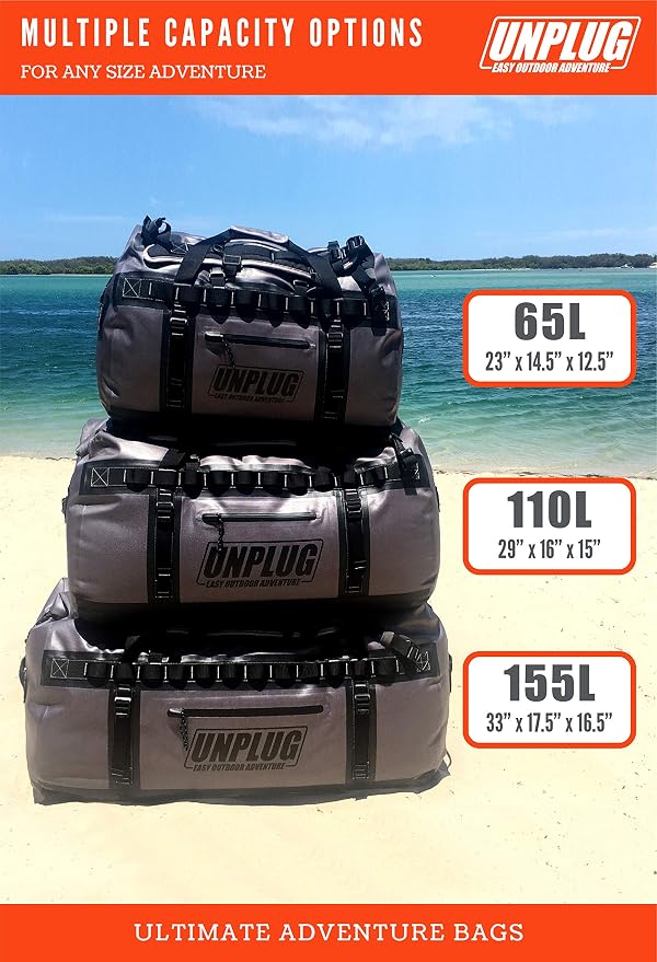 UNPLUG Waterproof Bags for Travel -1680D Heavy Duty Waterproof Duffel Bag for - Image 5