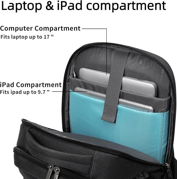 DUSLANG 17 Inch Laptop Backpack - Image 6
