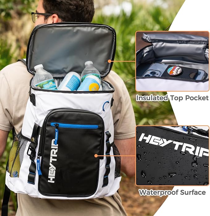 Heytrip Backpack Cooler 36/54 Cans Insulated Waterproof Cooler Bag - Image 7