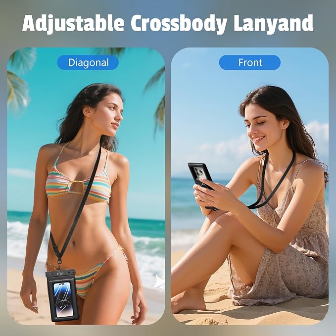 AiRunTech Large Waterproof Phone Pouch, River Lake Essential Accessories - Image 8