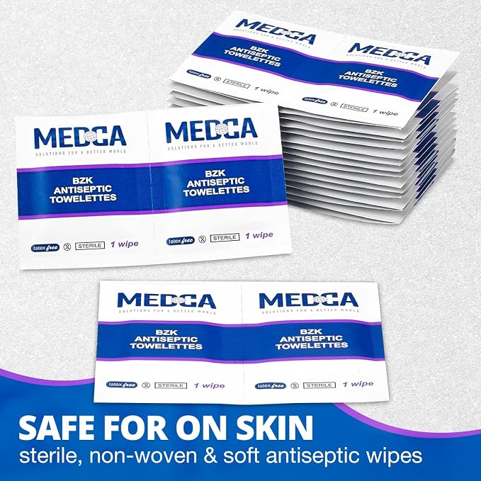 Benzalkonium Chloride Towelletes Hand Wipes – Chloride Swabs Individual BZK - Image 4