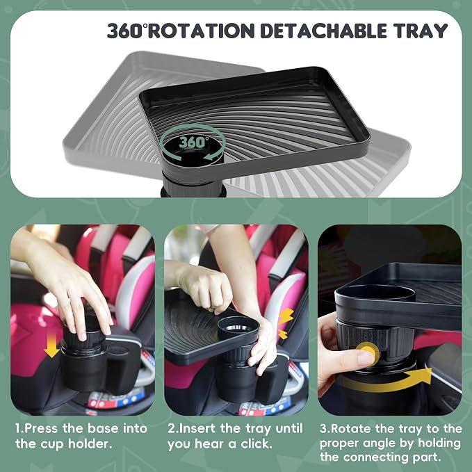 Upgraded Car Seat Tray for Kids Car Seat Tray - Image 7