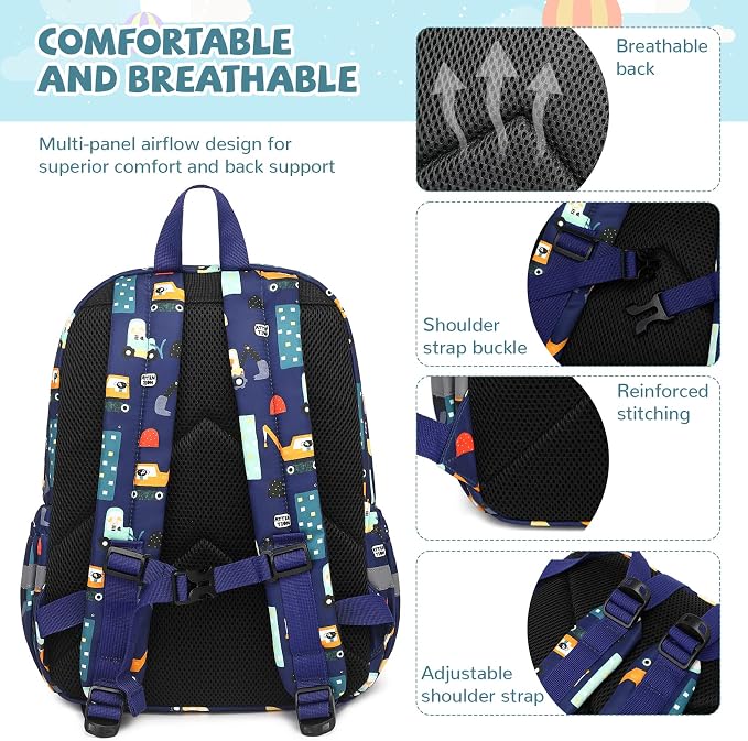 mygreen Toddler Backpack, Kids Backpack - Image 3