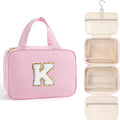 TOPEAST Initial Toiletry Bag Travel Makeup Bag by TOPEAST