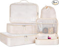 5 Set Packing Cubes Travel for Luggage Durable Suitcases Organizer Bags by VIPBOX