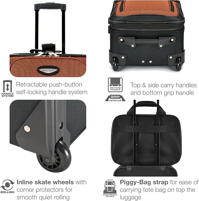 Travel Select Amsterdam 25-Inch Softside Expandable Rolling Upright Luggage - Image 7