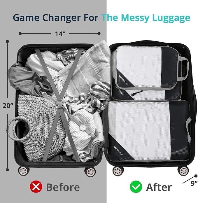 6 Set Compression Packing Cubes - Image 6