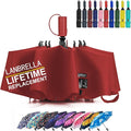 LANBRELLA Compact Reverse Folding Umbrella Auto Windproof Travel Umbrella by LANBRELLA
