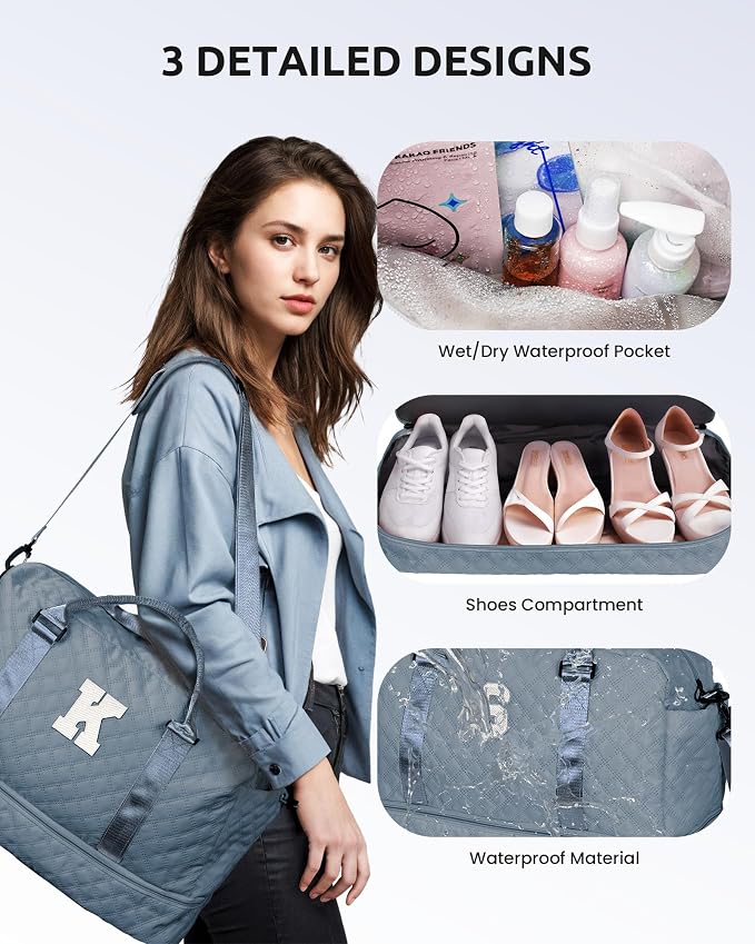 Personalized Gifts-Initial Overnight Bag - Image 7
