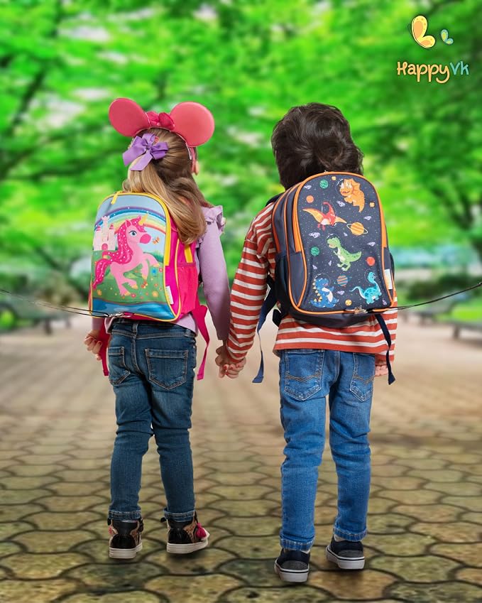 HappyVk- Backpack with Leash for Kids-Anti Lost Walking Toddler Leash-Dinosaur - Image 9
