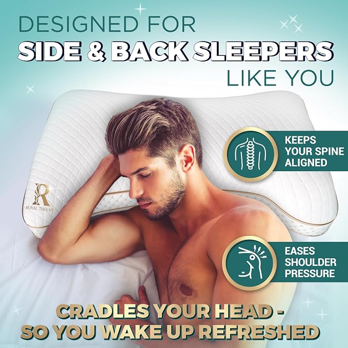 Royal Therapy Queen Memory Foam Pillows - Image 2
