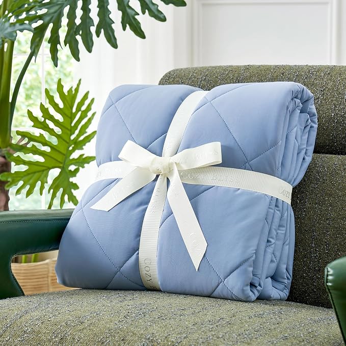 Cozy Bliss Cooling Blanket for Hot Sleepers, Q-Max 0.4 Cooling Comfort King Size - Image 6