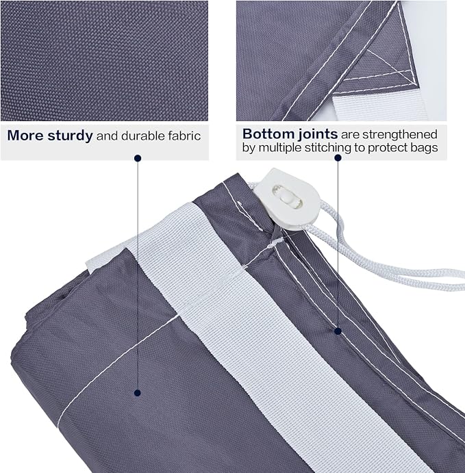 HOMEST 2 Pack XL Nylon Laundry Bag - Image 5