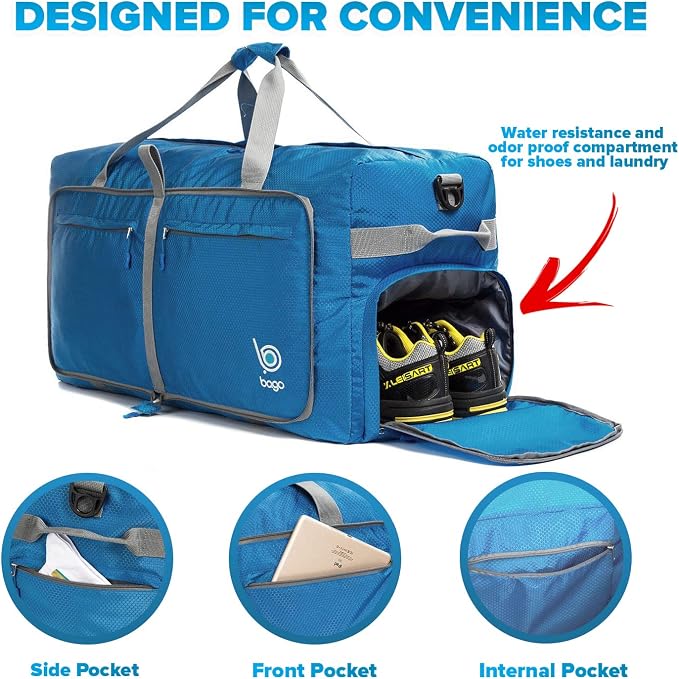 Bago Large Foldable Duffel Bags - Image 4