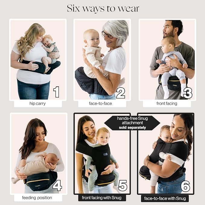 Tushbaby The Original Premium Quality Hip Seat Carrier – Safety-Certified Baby - Image 8