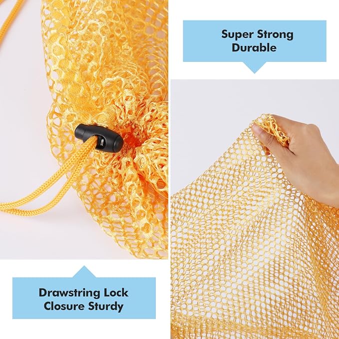 3Pcs Mesh Laundry Bags Washing Machine Mesh Wash Bags Jumbo - Image 4