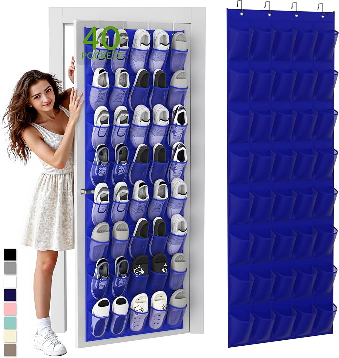 Unjumbly Over the Door Shoe Organizer by Unjumbly
