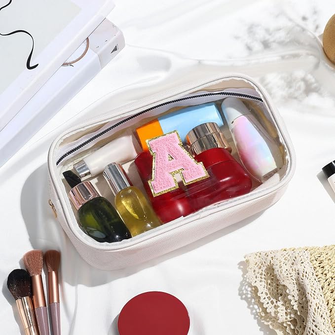 YOOLIFE Initial Travel Makeup Bag Pouch - Image 7