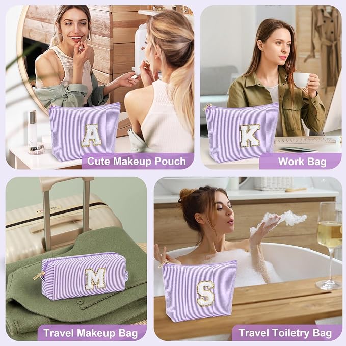 YOOLIFE Preppy Stuff Cute Cosmetic Bag Travel Bag - Image 6