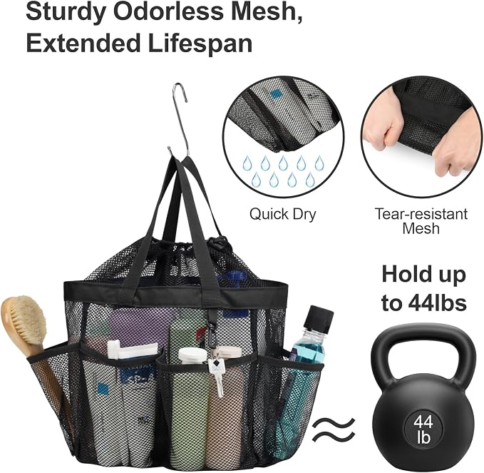 F-color Mesh Shower Caddy Portable - Image 6
