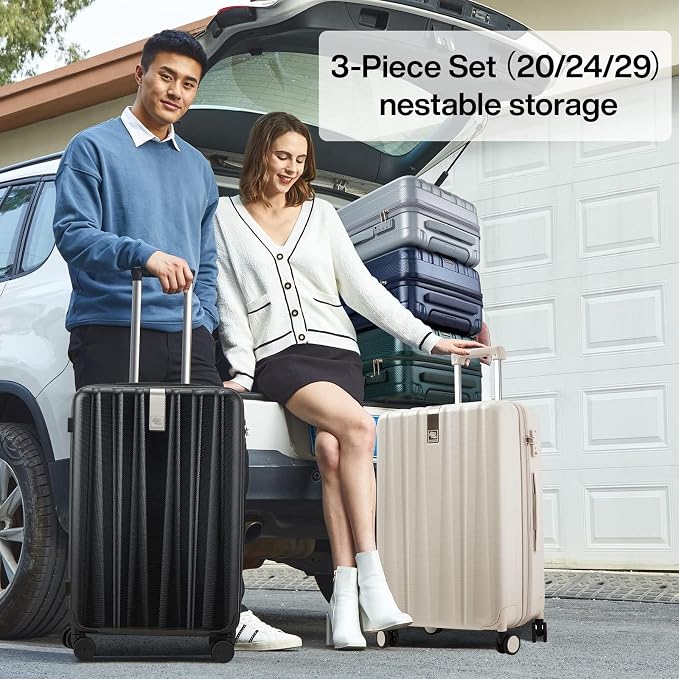 Hanke Luggage Sets 3 piece Carry On Luggage - Image 9