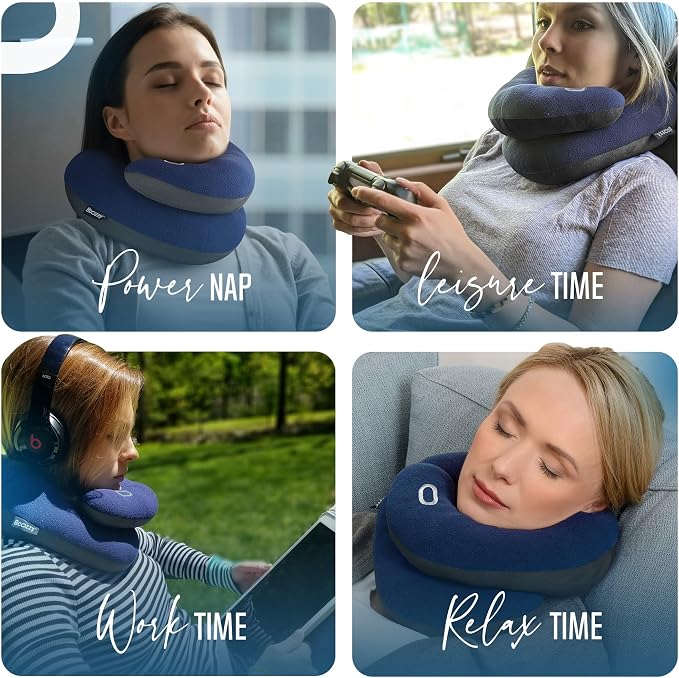 BCOZZY Organic Cotton Double Support Neck Pillow - Image 7